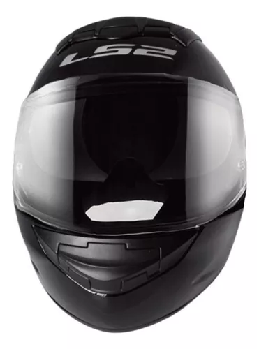 Casco Moto LS2 Single Mono FF352 Talla M Negro Brilloso LS2