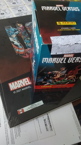Marvel Versus Panini Un Paquetón De 50 Sobres Cajita Sellada