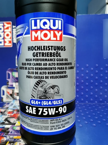 Aceite Sintético Para Caja Mecánica Liqui Moly 75w-90 Gl4+