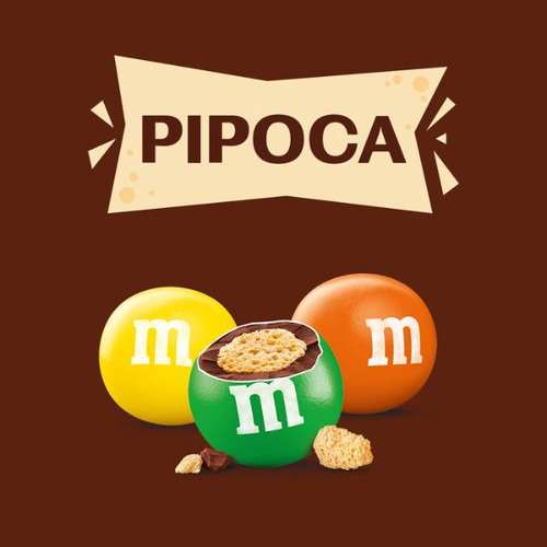 M&m's Edição Limitada Sabor Pipoca Display 18undx35g Mars