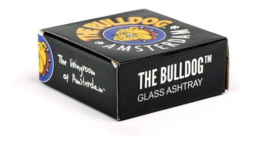 Imagen 2 de 2 de Cenicero The Bulldog Amsterdam De Vidrio Color 100mm Cajita