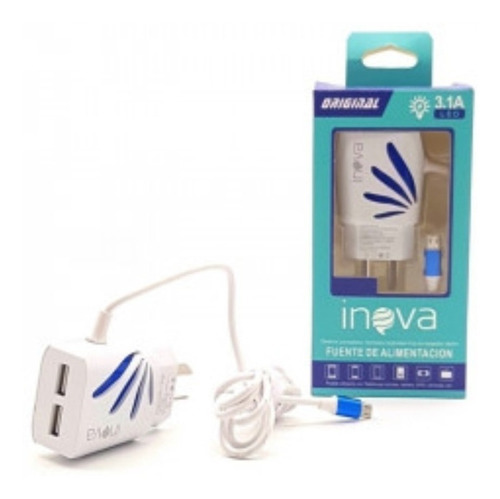 Cargador Kivee Carga Rápida Tipo C Usb Color Blanco