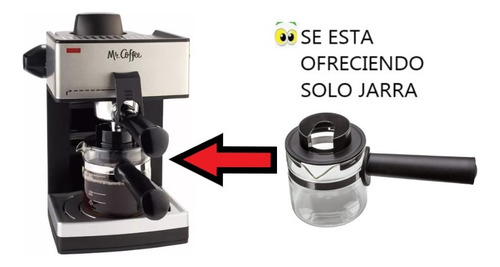 Jarra Vaso Compatible Con  Capuchinera Mr Coffee Ecm160