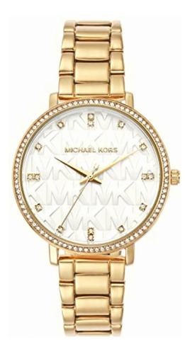 Reloj Michael Kors Mk4666 Pyper De Aleación En Color Dorado