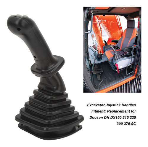 2 Mangos Tipo Joystick Para Excavadora Con 3 Botones Y Cubie