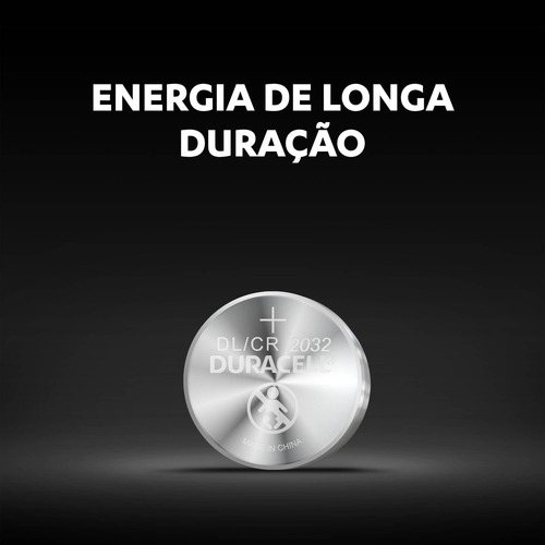 Imagem 3 de 6 de Pilha Alcalina Cr2032 Duracell Com 5 Unidades