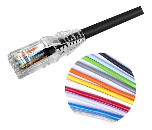 Npc06uvdb-bl003f, Patch Cord 0.91m(3ft) Cat 6 U/utp, 24awg