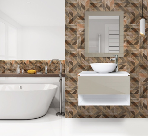 Imagen 3 de 8 de Azulejos De Pared - Cerámico De Vidrio 15x15
