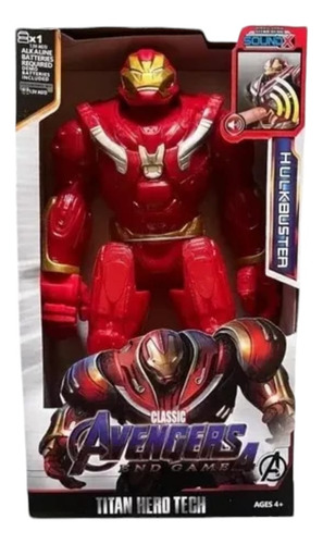 Muñeco Avengers Hulk Buster 30cm Articulable