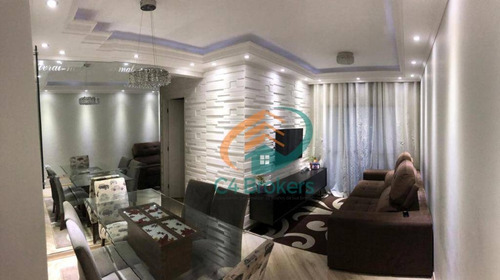 Imagem 1 de 28 de Apartamento À Venda, 68 M² Por R$ 355.000,00 - Portal Dos Gramados - Guarulhos/sp - Ap1567