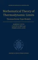 Comprar Libro Mathematical Theory Of Thermodynamic Limits : Thoma...