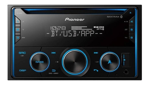 Autoestéreo para auto Pioneer FH S52BT con USB y bluetooth