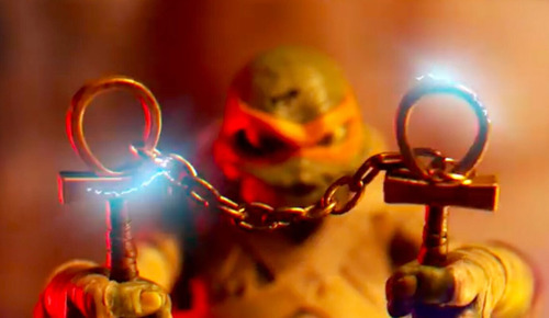 Action Figure Michelangelo Tmnt - Como A Múmia - neca