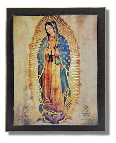 Cuadros De Virgen De Guadalupe 15cm 5 Piezas