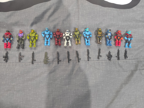 Halo Mega Construx Lote De 12pz Con 12 Armas (Usado)