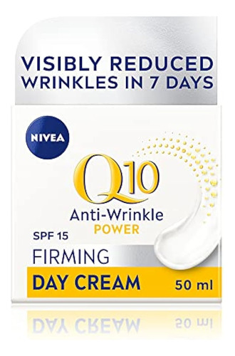 ~? Nivea Q10 Plus Spf 15 Crema Facial De Día Antiarrugas 50m