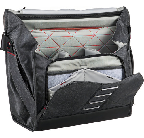 Mochila Peak Design BS-15-BL-2 Everyday Messenger 15, cor cinza escuro