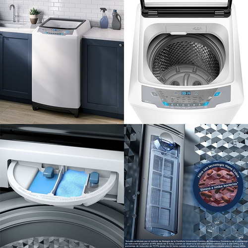 Imagen 8 de 10 de Lavarropas Carga Superior Electrolux Elac309 9 Kilos Outlet