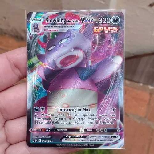 Carta Pokemon Dracozolt VMAX Português 059/203 Card Original Copag