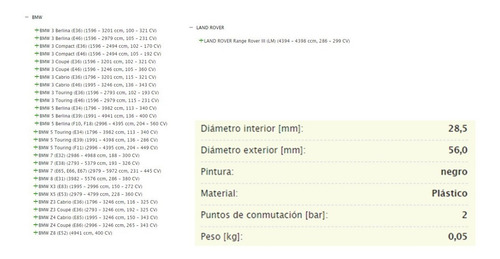 Tapa Deposito Auxiliar Radiador Bmw Serie 3 E36-e46
