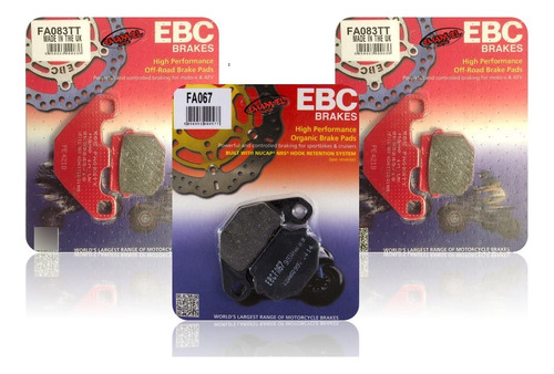 Pastillas Freno Ebc Brake Yamaha Yfm 300 B/d Grizzly