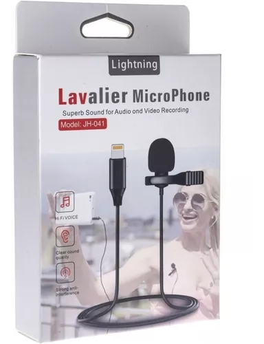 Zona Gadget. Micrófono Solapa Lavalier Inalámbrico Lightning Stream/podca