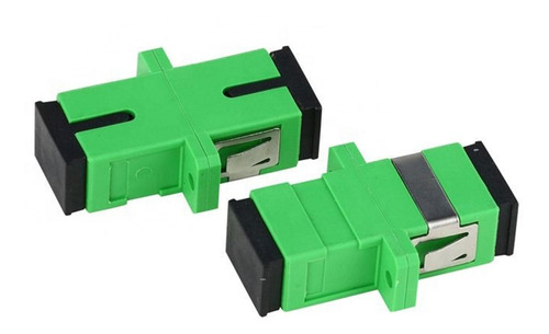 Acoplador Adaptador Fibra Optica Monomodo Sc/apc X100 Unids