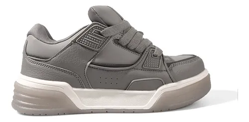 Zapatillas 47 Street Mac Gris Mujer
