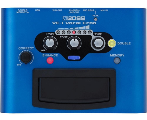 Pedal Boss Ve-1 Processador De Voz Vocal Roland Ve1 Efeitos