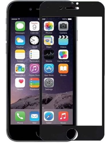 Vidrio Templado Glass Full Cover 5d iPhone 6 7 8 Plus X