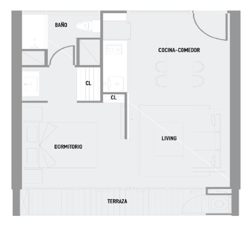 Departamento Arriendo De 1 Dorm Ñuñoa - Certificado Energia