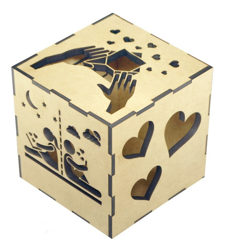 Uniquebox Amor A Distancia Regalo Caja De Luz San Valentin