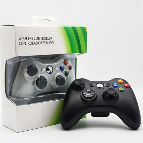 Paquete 2 Piezas Control Gamepad Inalambrico Para Xbox 360