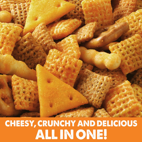 Chex Mix Cheddar Mezcla De Snack Familiar 382 Gramos