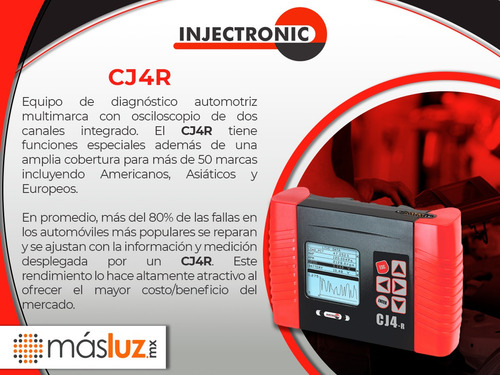 Escáner Automotríz Obdii Cj4-r Injectronic