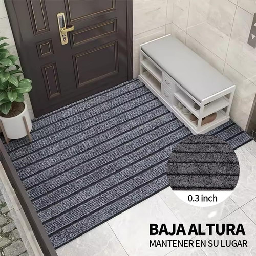 2 Pcs Felpudo Tapete Para Puerta De Antideslizante 50*80cm