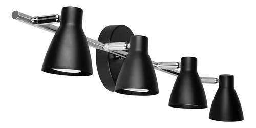 Lámpara de techo estilo riel, 4 luces, moderna, de sobreponer. Decorativo  sencillo, TR-2404