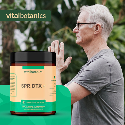 Suplemento Spr Dtx+ 120 Caps 500mg Probiótico Vitalbotanics Sabor CLN_CLENS_120