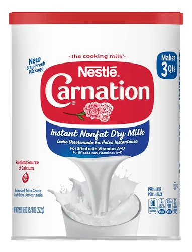 Leche En Polvo Desnatada Carnation 6 Cts - Sabor Y Nutrición