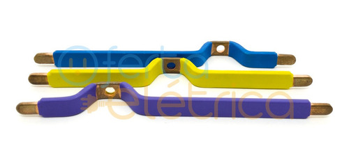 Derivação De Cobre Fase R/s/t 35a 12cm Az Am Li 1000un Mceig