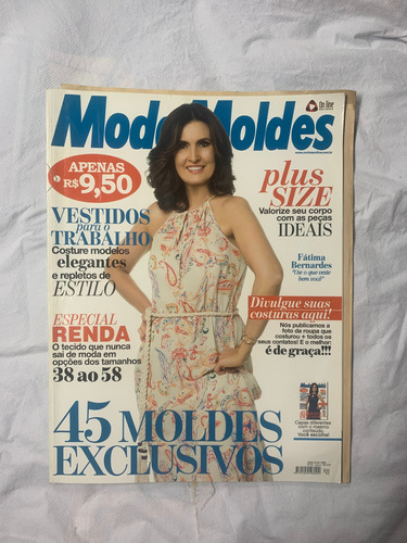 Revista Moda Moldes Plus Size 82 Fátima Bernardes 6830