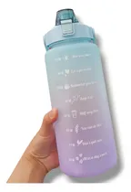 Comprar Botella Motivacional 2l Botellon Medidor Horarios Deportiva Color Verde