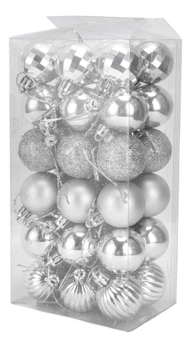 Decoración Navideña, 36 Piezas, Adornos De Bolas De Árbol Ir