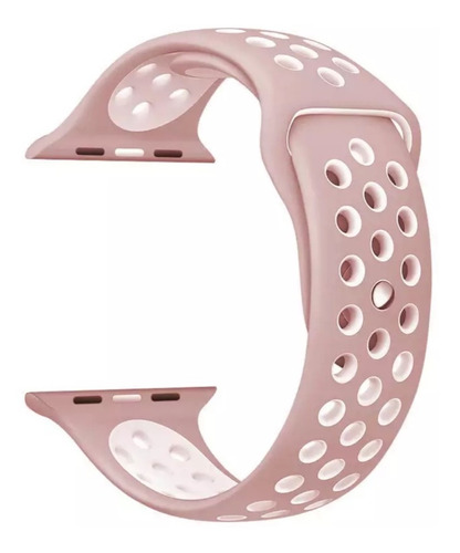 Extensible Apple Watch Deportivo Mujer Series 1 2 3 4 5 Pink Ancho De La Correa 45 Mm Color Rosa Pálido