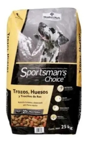 Alimento Perro Sportsman's Choice Trozos Y Huesos 25 Kg Msi7