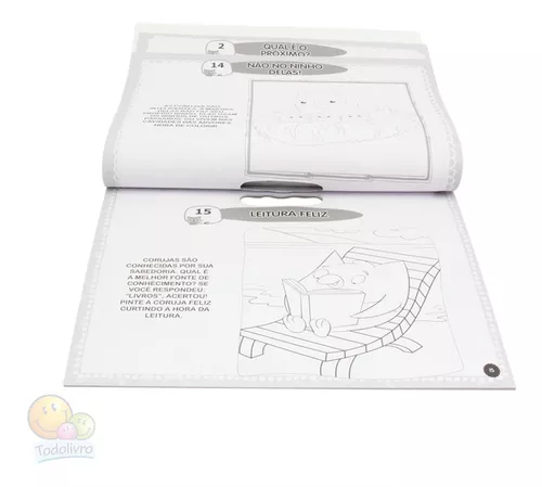 Livro Infantil 3 a 6 Anos Megapad Colorir e Atividades Caes Todolivro na  Papelaria Art Nova