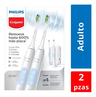 Sonicare Cepillo De Dientes Electrico Colgate Philips 2 Pzas