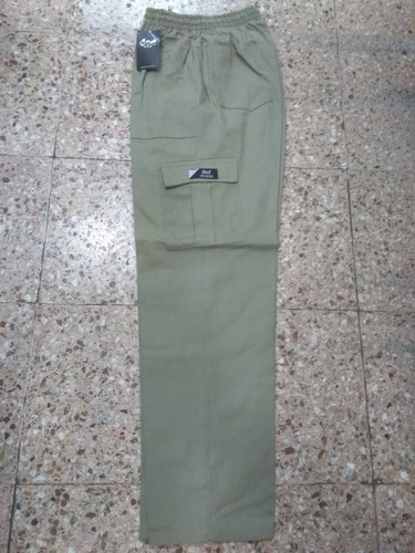 Pantalon Náutico Cargo De Hombre. Tonos Y Talles Especiales