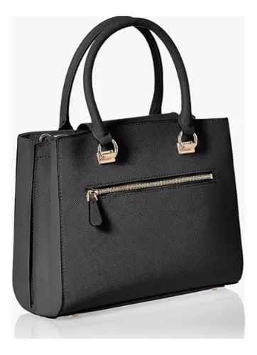 Bolsa satchel guess cierre negra capitonada new arrivals