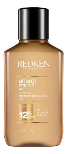 Óleo Capilar Redken All Soft Argan 6 111ml